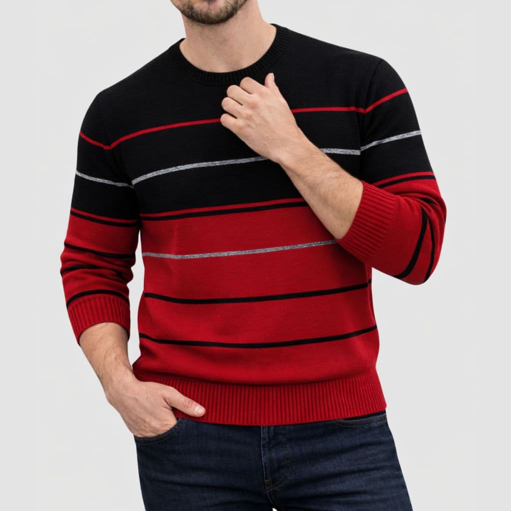 Blusa Masculina Tricô Lã Grossa Premium Suéter tricot Masculina Manga Longa Inverno Ajuste Perfeito