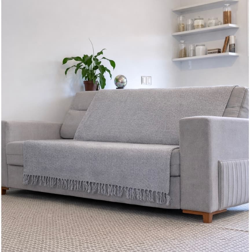 Manta Para Sofá decoração 2,10 x1,20 Casa Nova Protetora Promoção Barato