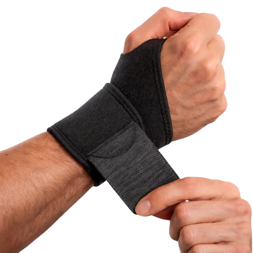 Munhequeira Alta Compressão Ajustável Alivio Dor Proteção Punho Pulso Academia Treino Recuperação