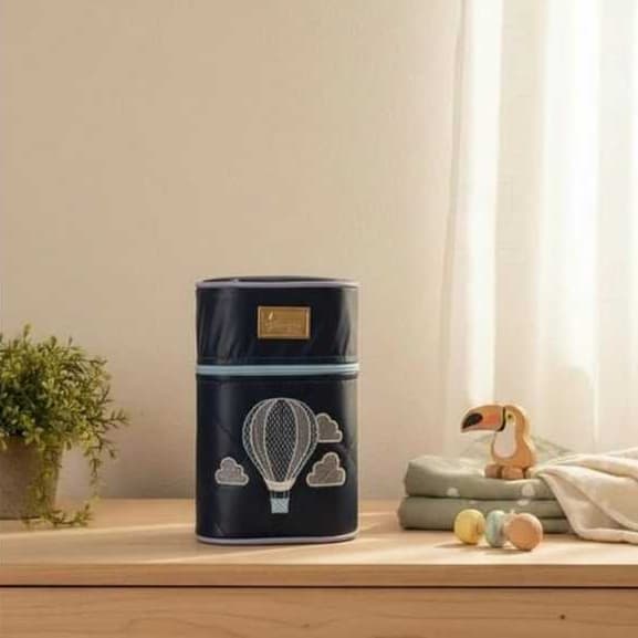 Porta Mamadeira Térmico Impermeavél Que Comporta Duas Mamadeiras Balão Luender Baby