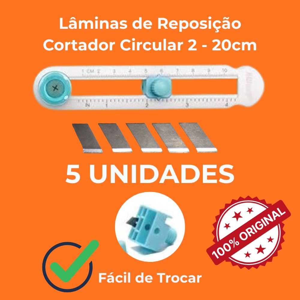 Lãmina de reposição cortador circular 2 - 20cm
