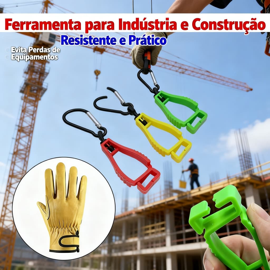 Braçadeira de Segurança Anti-perda com Cabide Multiuso – Resistente e Prática para Profissionais de Trabalho Seguro