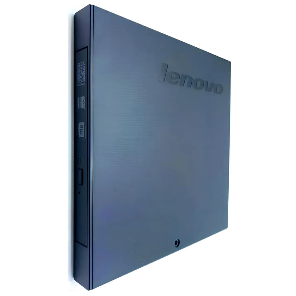 Gravador Lenovo de DVD e CD Externo Usb Slim Ultra Portátil Lenovo