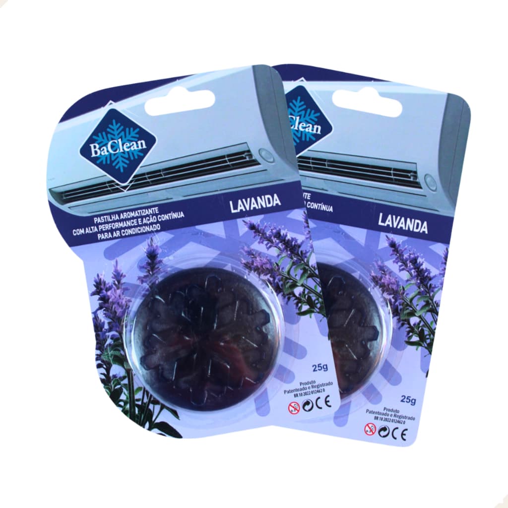 Kit 2 Pastilhas Aromas Aromáticas Aromatizantes Ar - Condicionado BaClean.