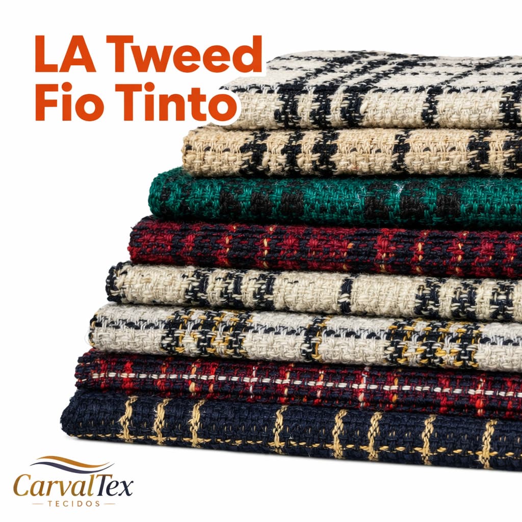 3metro Tecido Tweed Fio Tinto (3M X1,50m Largura)