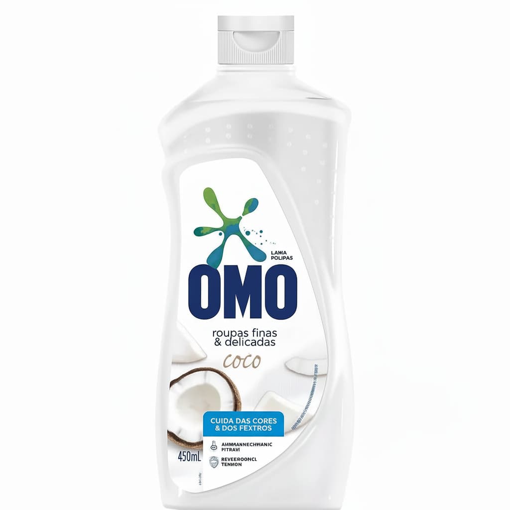 Sabao Liquido Omo Perfeito Para Roupas Finas e Delicadas Bebe 450 Ml Cada