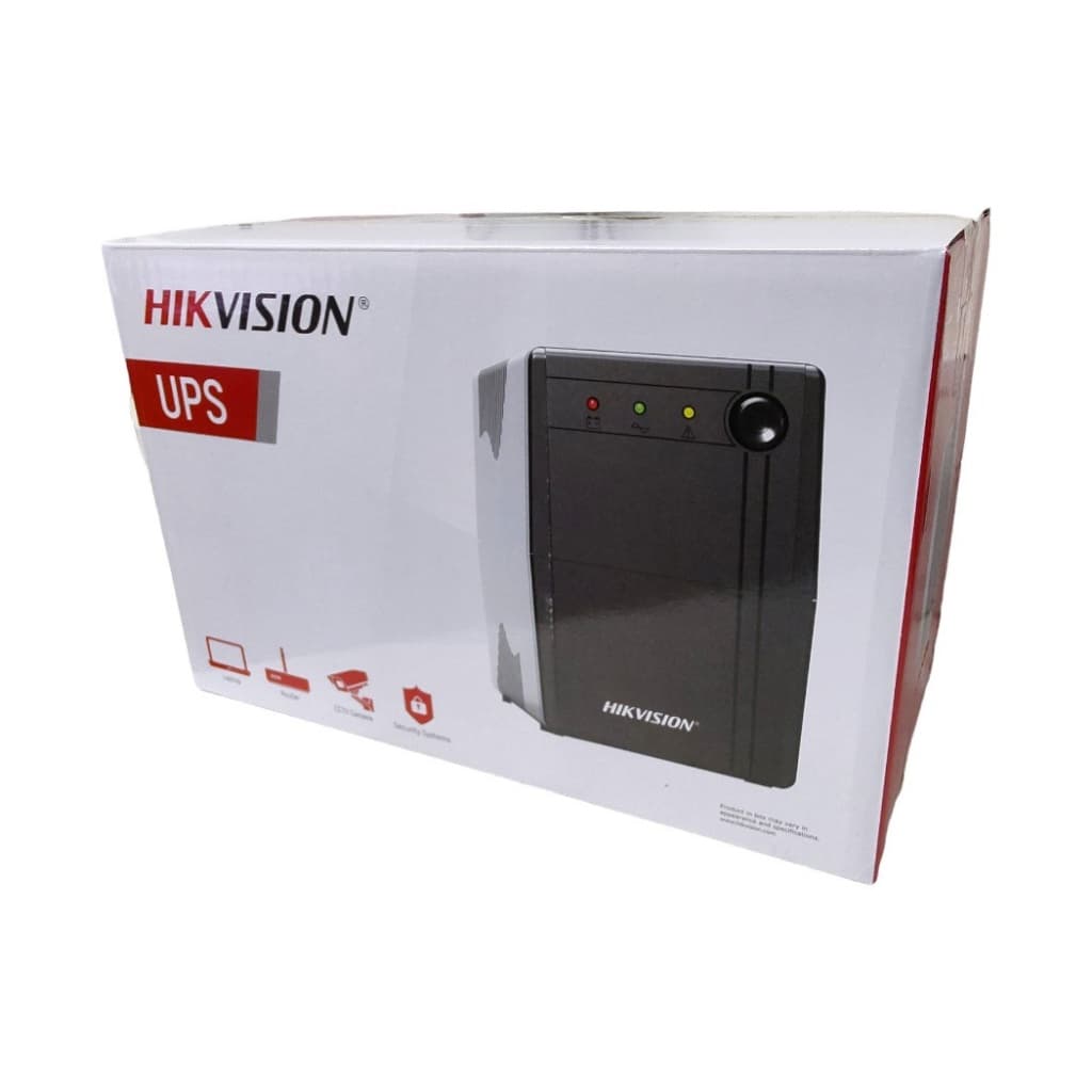 Nobreak Hikvision Ups 1000va 600w 1100v - Pc, Cftv, Ps5 E Xbox Cor Preto