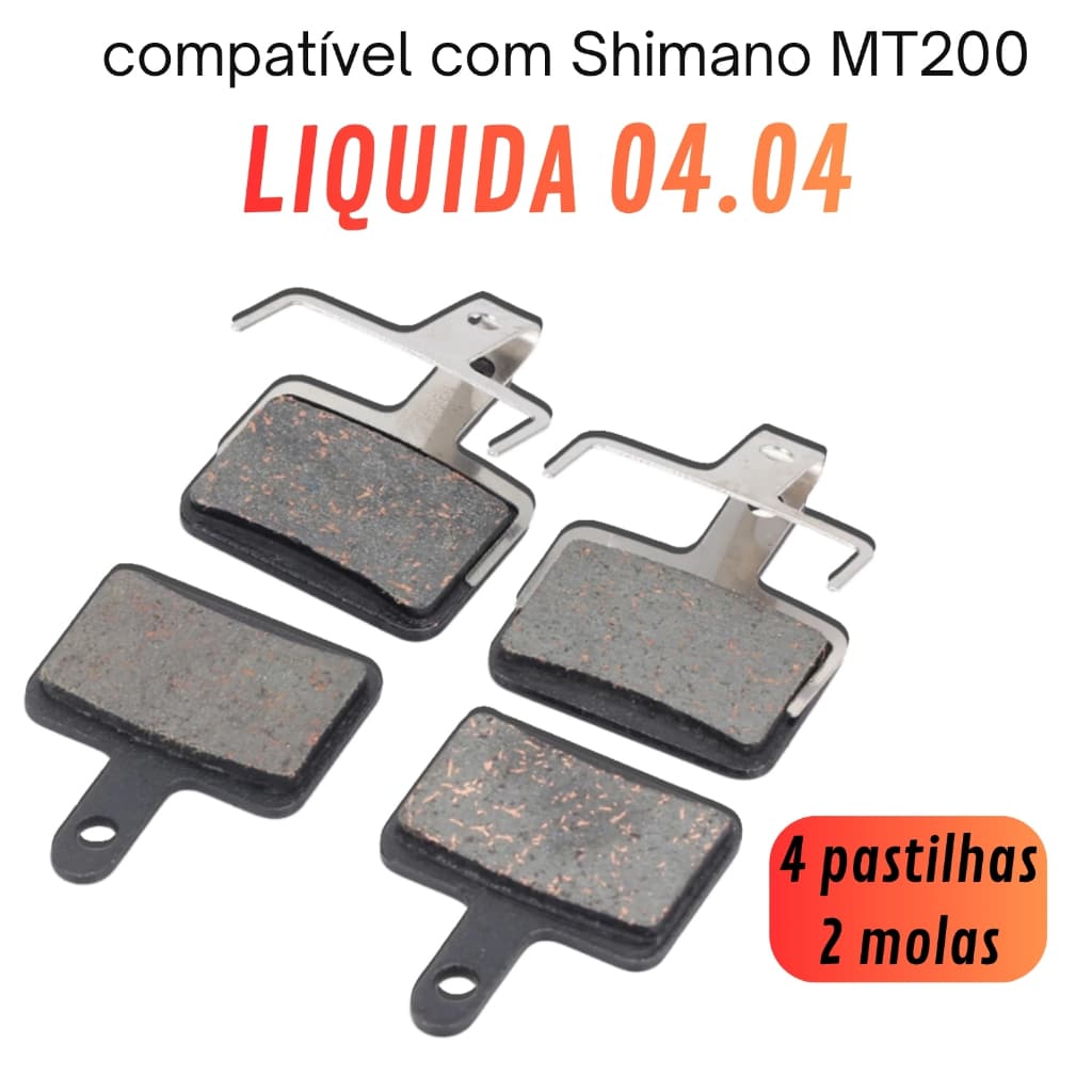 2 Par Pastilha Freio Disco Shimano Mt200 M395 M446 Gts Tektro Gta Winzip