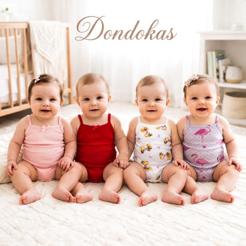 Kit 4 Body Bebe Menina Alcinha 100% Algodão Roupa de Bebê M G GG 4 Peças de Bodies para Bebê