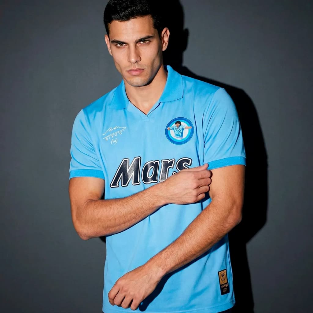 Camisa Napoli Retrô 1990 Masculina Oficial