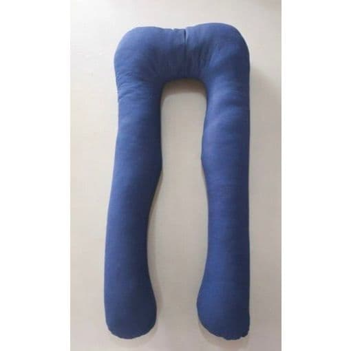 Almofada Gestante U 1,20m Corpo Inteiro – Travesseiro Gravidez 180 Fios 800g Fibra