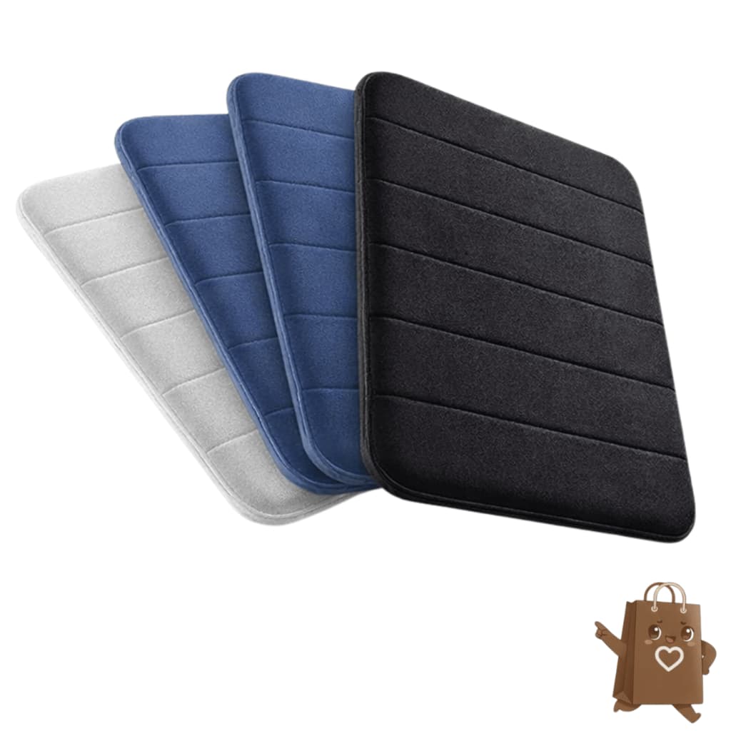 Tapete de Banheiro Com Base Antiderrapante Secagem Rápida Soft Macio 60cm