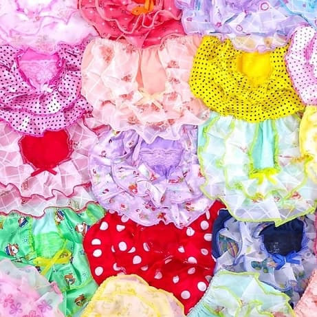 Kit 10 Calcinhas Bunda Rica Infantil Bebe