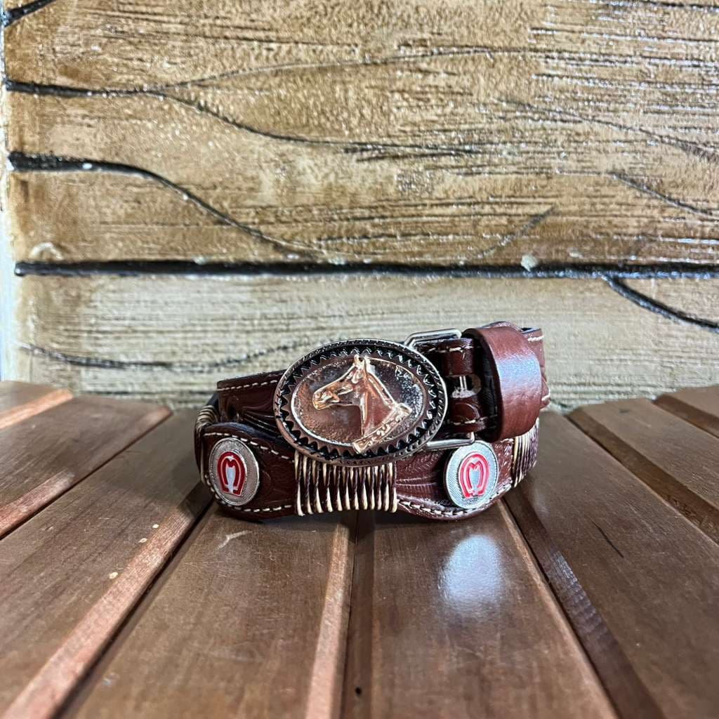 Cinto Infantil Mangalarga Couro Legítimo Muita Qualidade Super Promoção