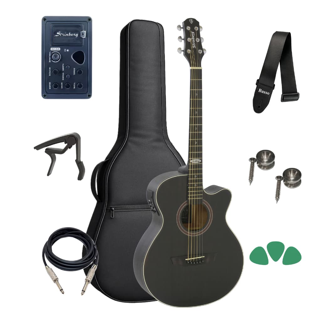 Violao Strinberg Sa200 Tos Prof Aco Tobaco Tos + Kit Capa