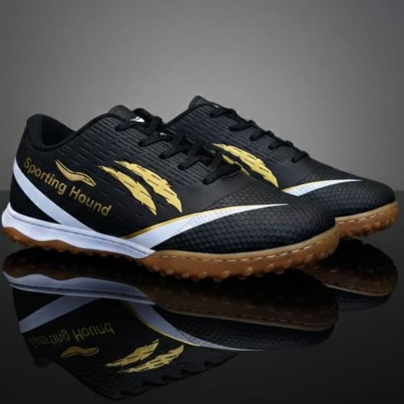 Chuteira Society Sporting Hound Masculina Futebol Adulto Trava Baixa TF Profissional Confortável Grama Sintética