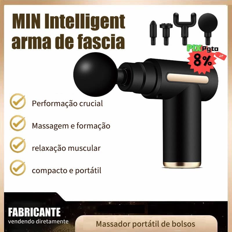 Massageador Elétrico Alta Frequência Profissional Muscular Massagem Relaxamento muscular pós-treino