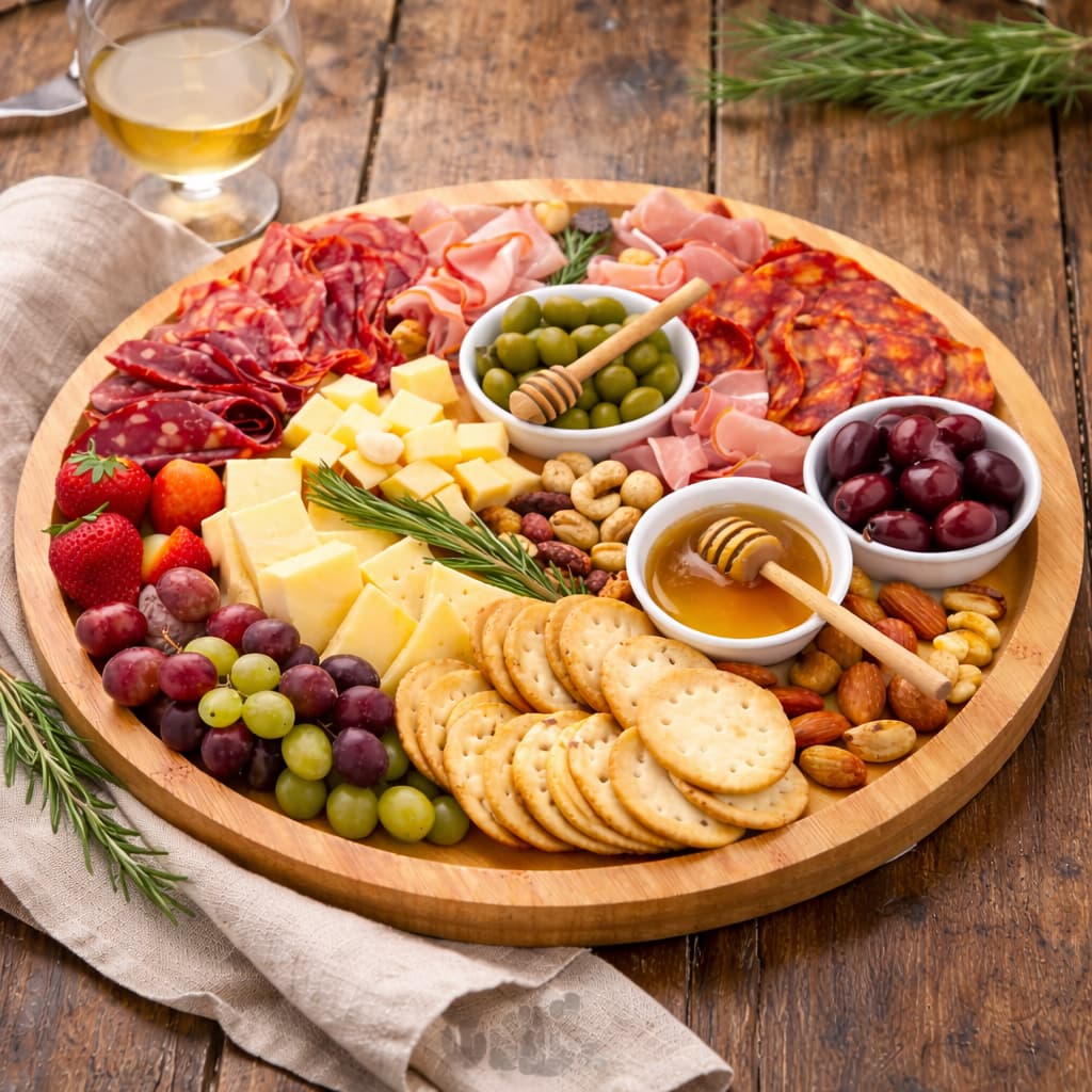 Tábua Gamela Redonda 29cm MDF Para Servir Frios Queijos e Aperitivos Universal ENVIO IMEDIATO