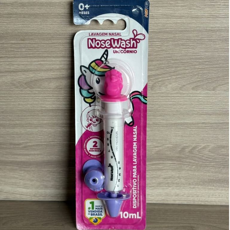 Seringa Nasal Infantil 10ml Unicórnio - NoseWash