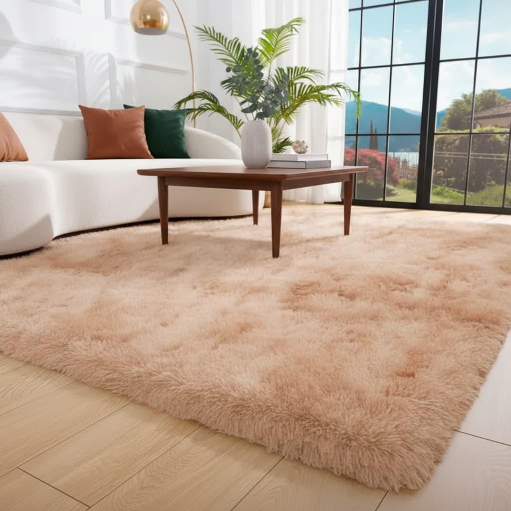 Tapete Sala Peludo Felpudo Shaggy 2 Metros X 1,50