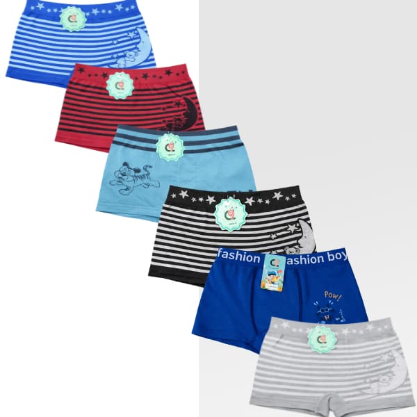 Cueca Boxer Infantil Microfibra Conforto