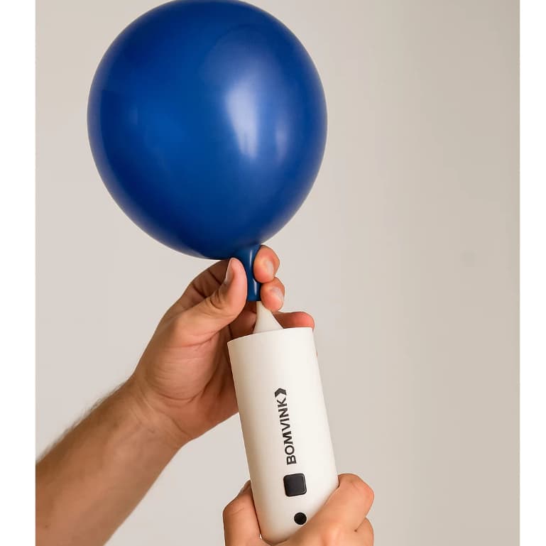 Bomba De Ar Elétrica Para Balões Bexigas Bivolt 22W Bomvink Compressor de Ar