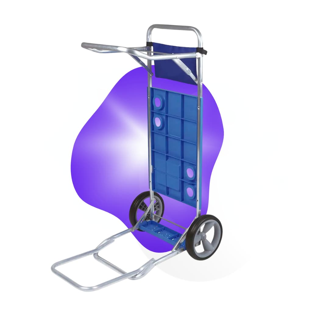 Carrinho Mesa De Praia C/Avanço Azul Mor