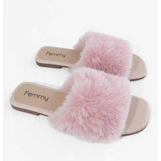 Rasteirinha Pantufa com Pelúcia Confortável Várias Cores Pijama Tendência Moda 2026 do 34 ao 40