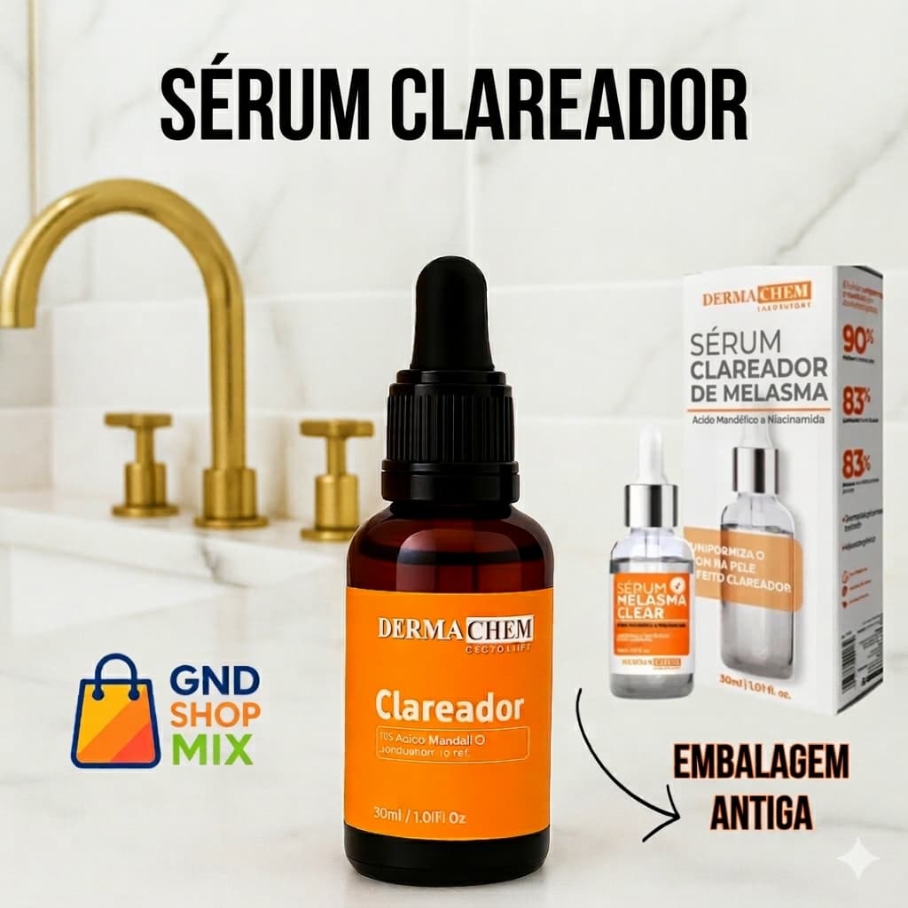 Sérum Facial Clareador Ajuda na Aparência de Manchas Niacinamida Dermachem – Uniformiza o Tom da Pele