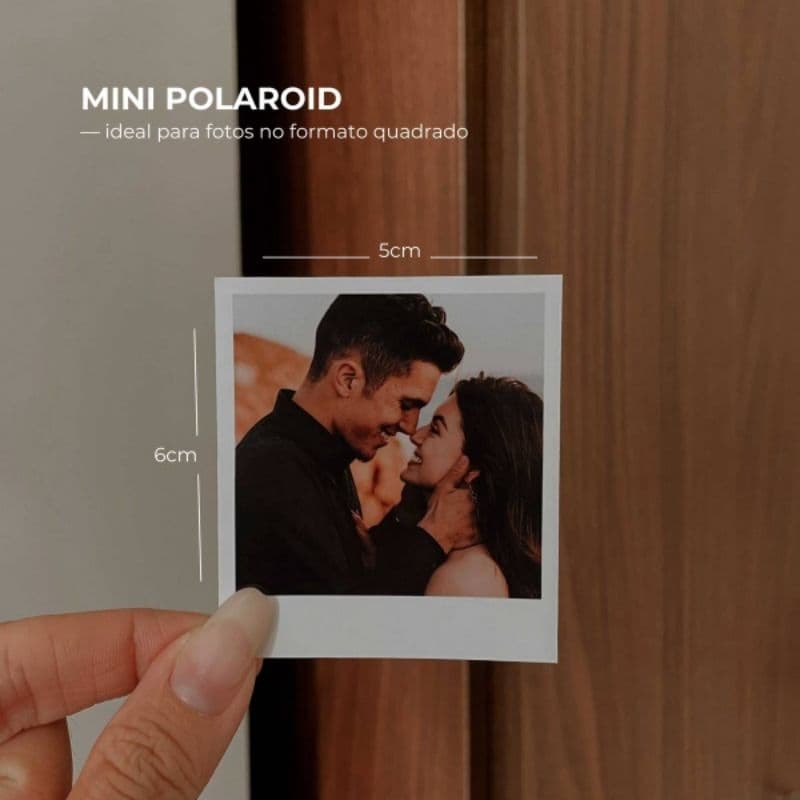 Mini Foto 5x6 cm para Capinha de Celular - Alta Qualidade, Resistente e Compacta