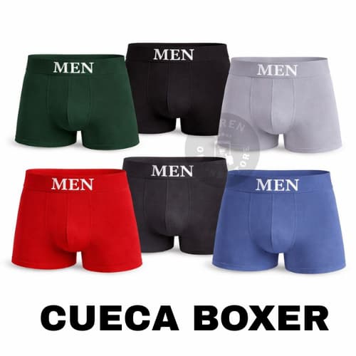 Kit Cuecas Boxers Masculina Cueca Adulto de Microfibra Confortavel