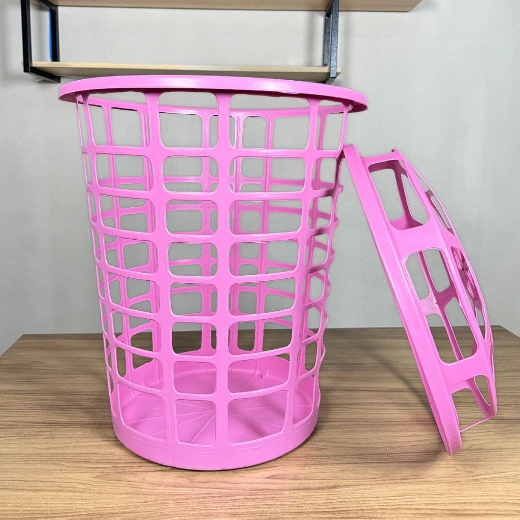 Cesto Telado 60 Litros Com Tampa