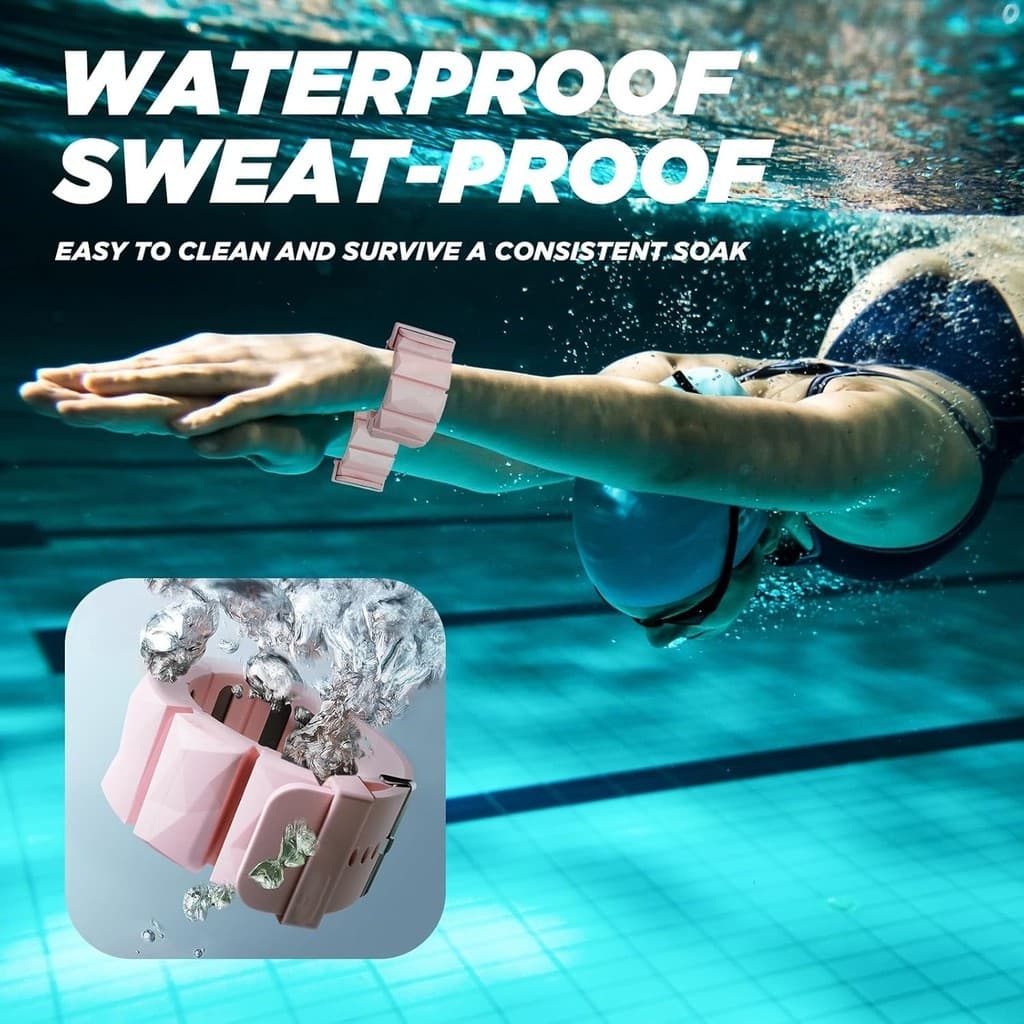 Pulseira de pulso universal de silicone para atividades físicas e musculação