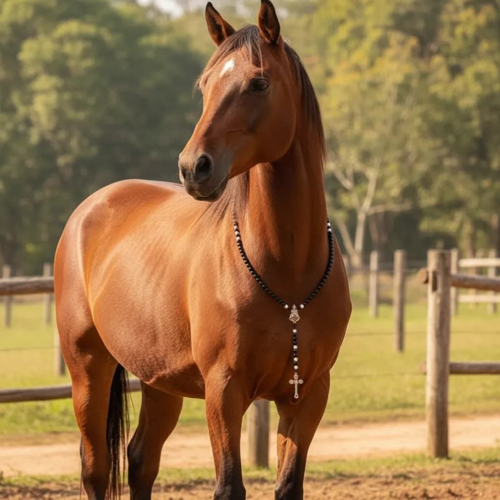 Peitoral de Terço para Cavalos, Éguas e Equinos Artesanal Varias Cores Luxo!!