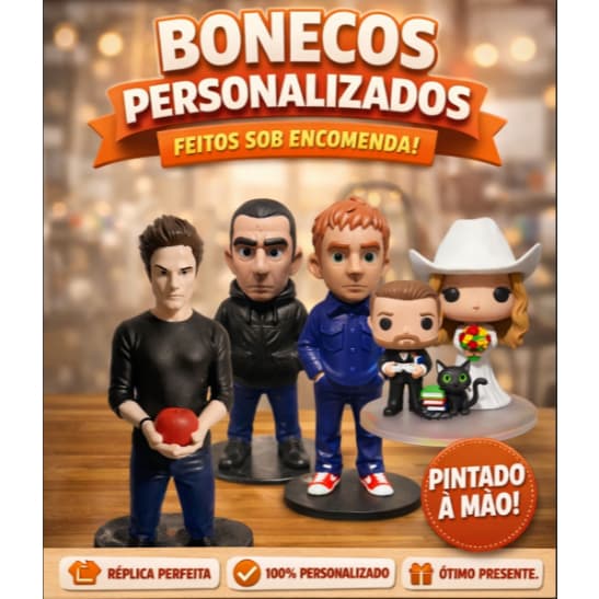 Boneco Personalizado - Impressão 3d