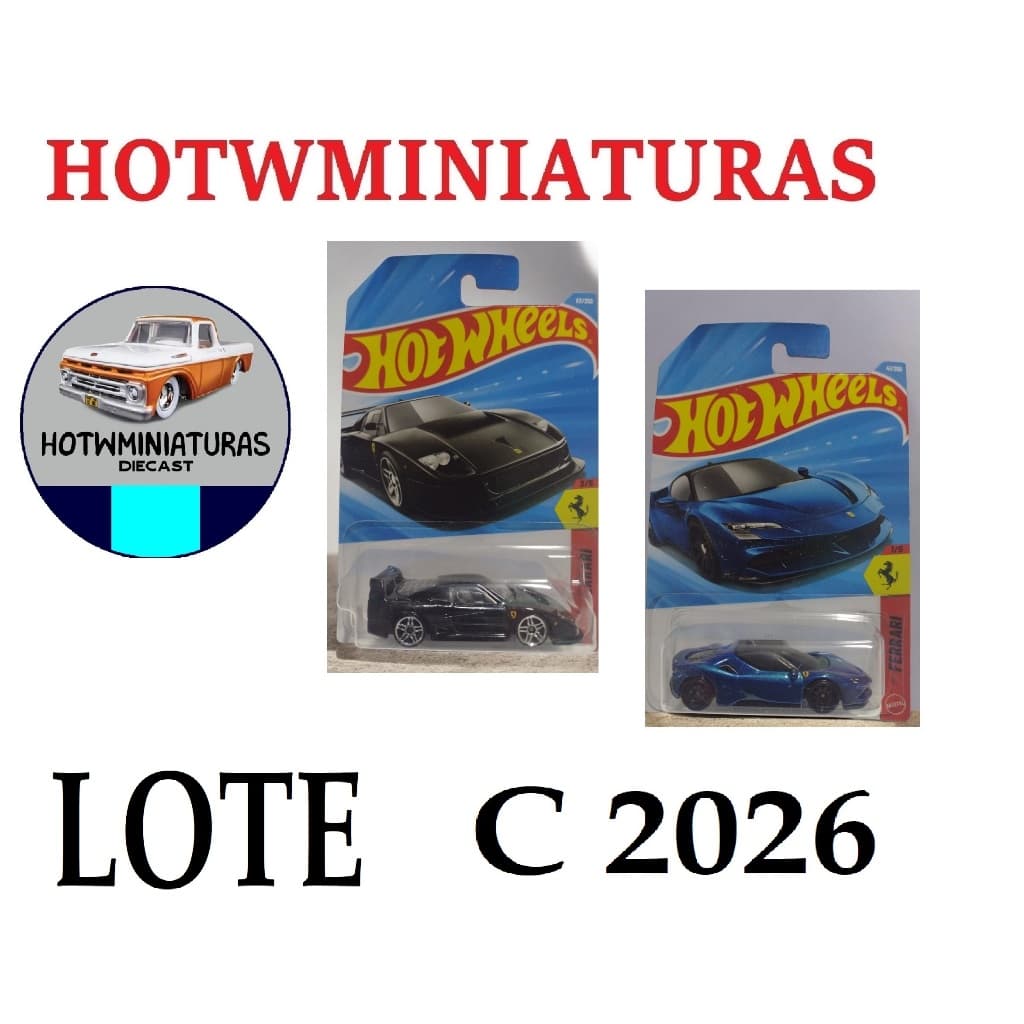 LOTE C 2026 HOT WHEELS