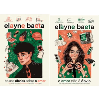 O Amor Não É Óbvio + Coisas Óbvias Sobre O Amor, De Elayne Baeta., Vol. 2. Editorial Galera Record Em Português