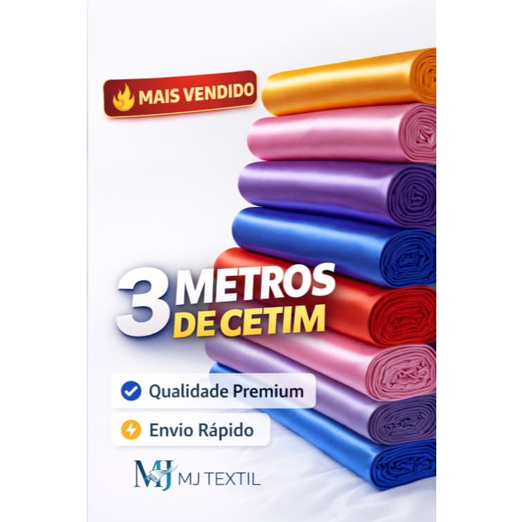 Tecido Cetim Charmousse  3 Metros 1,50m Largura – Brilho Premium | Vestidos, Decoração e Festa