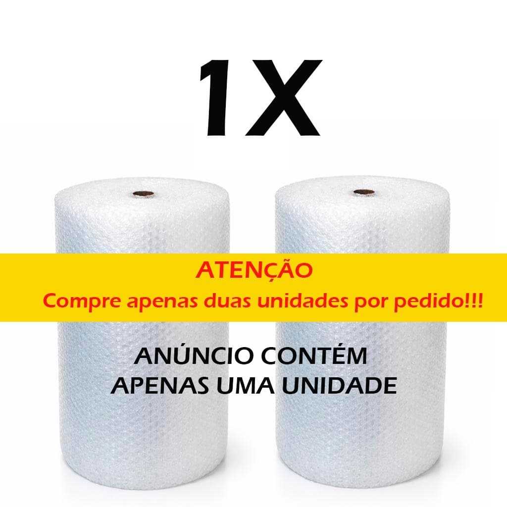Plastico Bolha 1m x 100m rolo Promoção