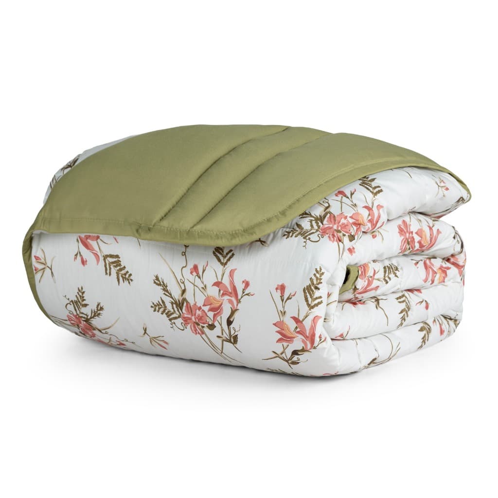 Edredom Casal Queen 01 Peça 2,40 x 2,60 - Micropercal Toque Macio 200 Fios Dupla Face