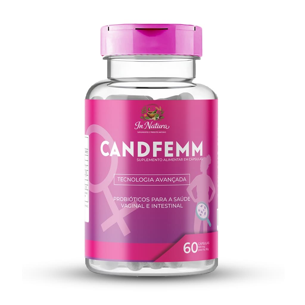 1 Un Candfemm 60 cápsulas Zinco Vit C Vit E Quercetina. Cuidado diário Mulher. Envio imediato