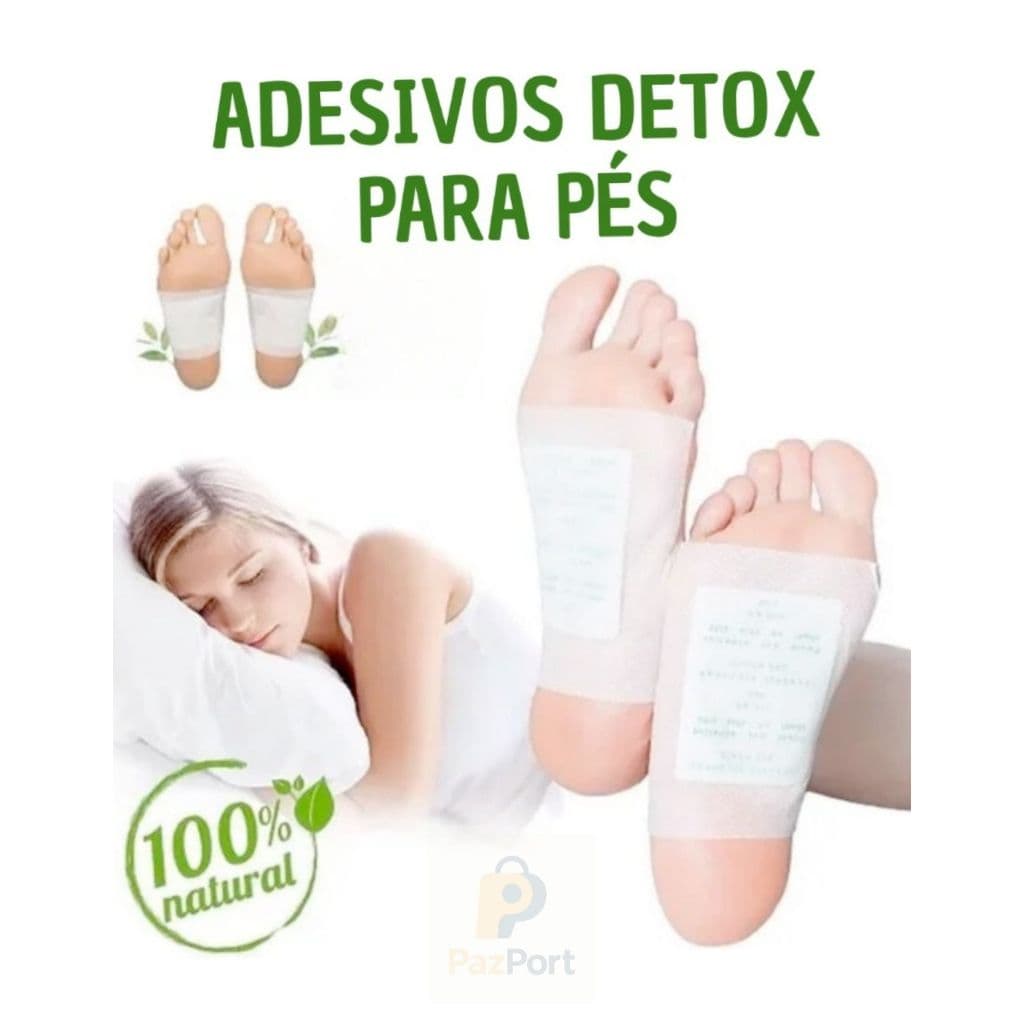 Adesivos Detox Natural Para Pés Kinoki kit50 kit40 kit30 kit20 kit10