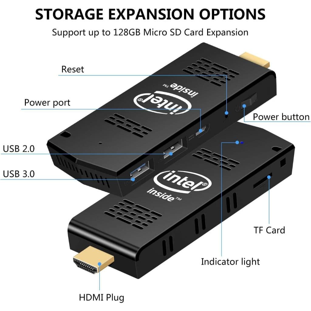 Mini Pc Intel Pocket Pc Mini Pc Stick Pc 4 Gb Ram - 4gb De Ram