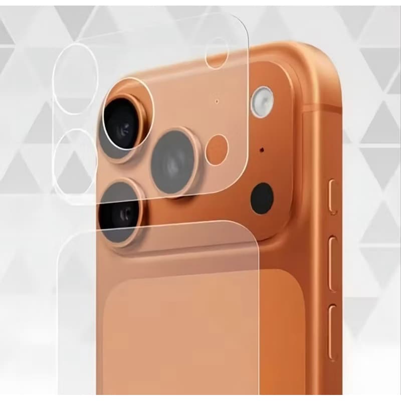 Película De Ceramica De Proteção De Lente De Câmera e Traseira, Para Iphone 17, 17 Pro, 17 Air e 17 Pro Max