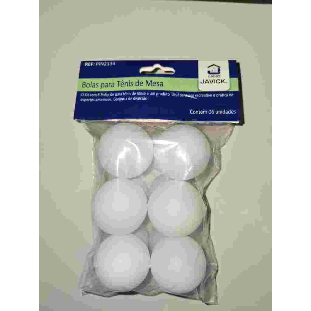Kit Bolinhas de Ping Pong Tenis de Mesa - 6 ou 12 unidades