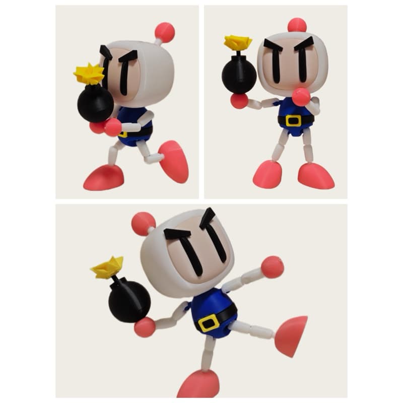 Dummy Bomberman Boneco Articulado