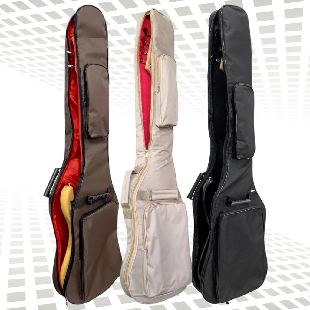 Capa De Contra Baixo Acolchoada Luxo Bag Bolso Duplo