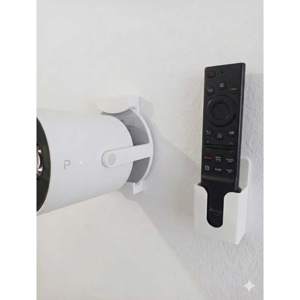 Kit Suporte de Teto e Parede Compatível com Projetor Salange HY300 e Magcubic + Suporte de Controle