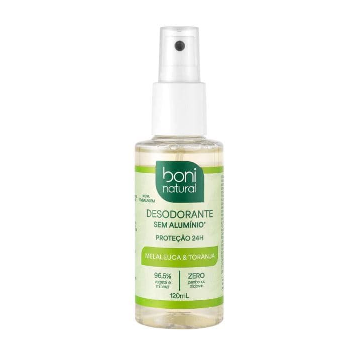 Desodorante Melaleuca e Toranja 120ml Boni Natural