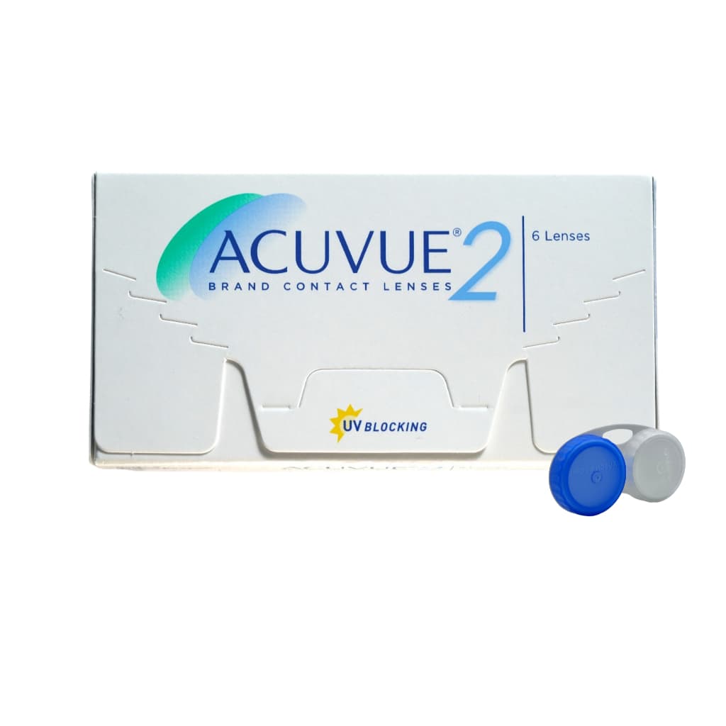 Lentes De Contato Johnson's Acuvue 2 Miopia e Hipermetropia + Estojo